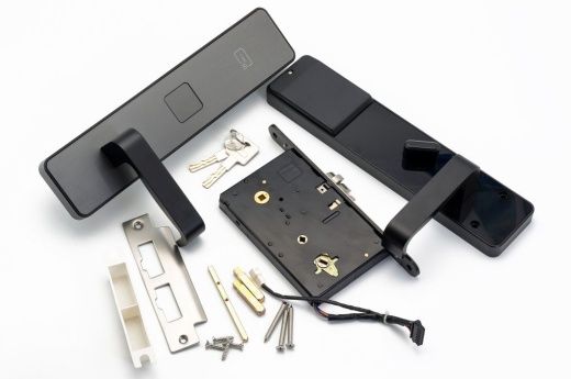 Замок HSU-9953-TH (черный)  - комплект